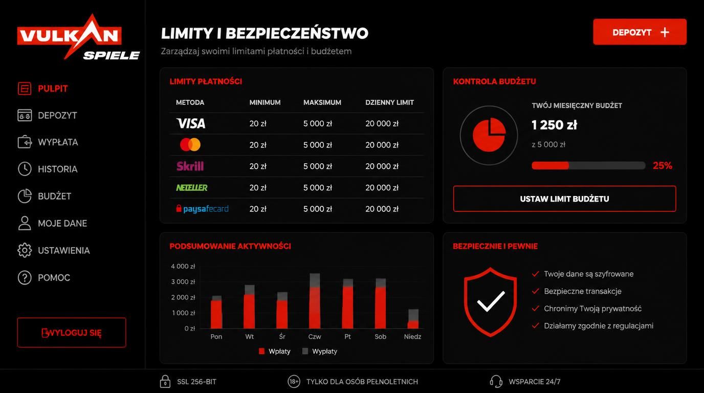 Limity wpłat – bezpieczeństwo